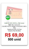 CARTÃO DE VISITA COUCHÊ FOSCO E VERNIZ LOCALIZADO 300G