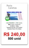 500 Calendários de Mesa Porta Caneta 2
