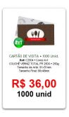 CARTÃO DE VISITA COUCHÊ VERNIZ TOTAL FR 250G