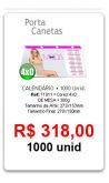 1000 Calendários de Mesa Porta Caneta