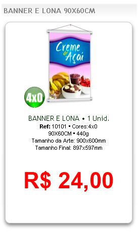 Banner 0.90 x 0.60